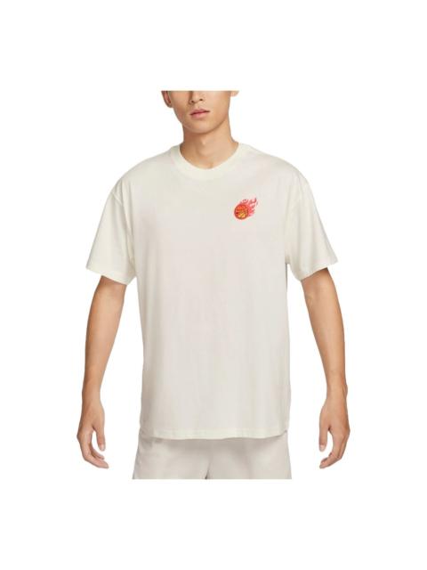 Nike Nike Max90 Basketball T-Shirt Asia Sizing 'Sail' FZ8082-133