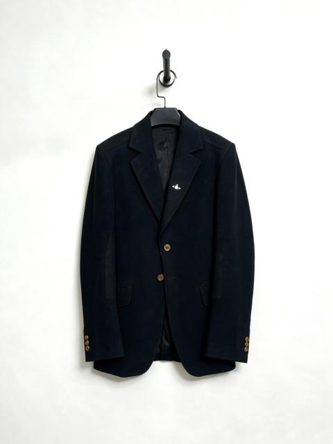Vivienne Westwood Vivienne Westwood Suede-Textured Tailored Blazer