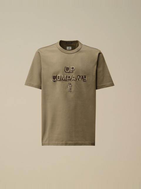 C.P. Company Mercerized 30/2 Jersey Twisted Short Sleeve Logo T-Shirt