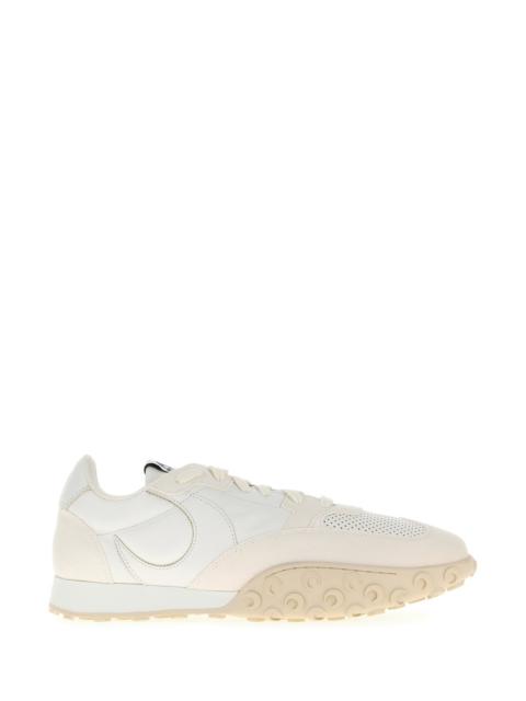 Marine Serre White leather and suede Ms Rise sneakers