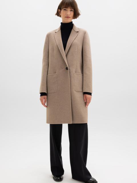 Johnstons of Elgin Classic Brown Cashmere Coat