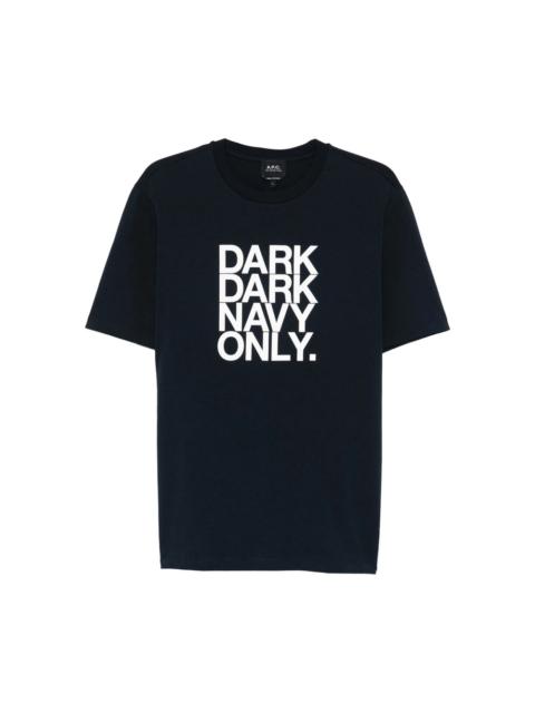 A.P.C. A.P.C. Blue T-Shirts & Vests Men