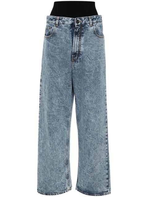 Knit Band Jeans