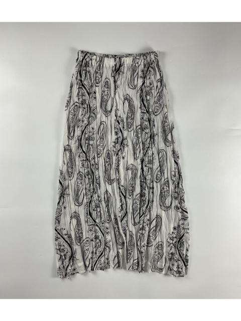 ISSEY MIYAKE Issey Miyake Pleated Paisley Skirt