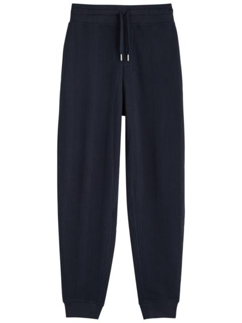 Boss Waffle-knit Cotton-blend Sweatpants