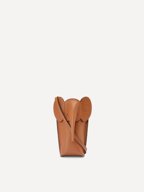 Loewe Elephant Pocket Leather Cross-Body Pouch