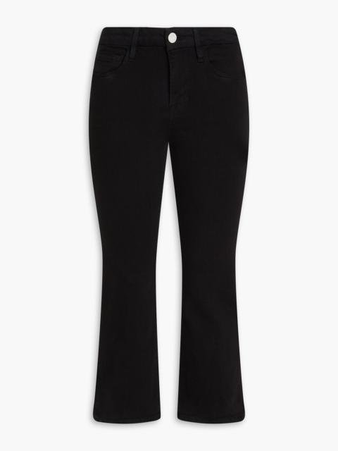 FRAME Le Crop Mini Boot high-rise bootcut jeans