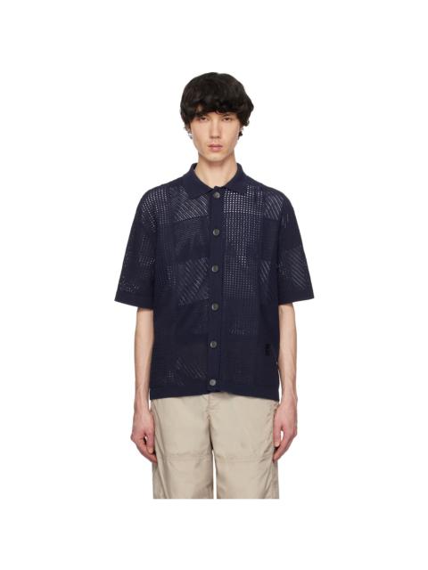 Wooyoungmi Navy Check Shirt