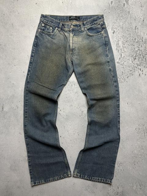 Other Designers Designer - Casta & Puro Flared Denim Jeans Avant Garde Sz 28 Made In Ar