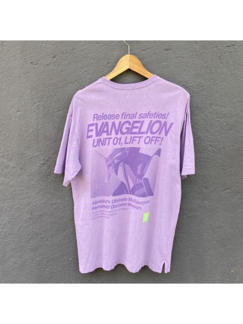Other Designers Vintage - Thrashed Faded Evangelion Neon Genesis Japanese Anime Tee