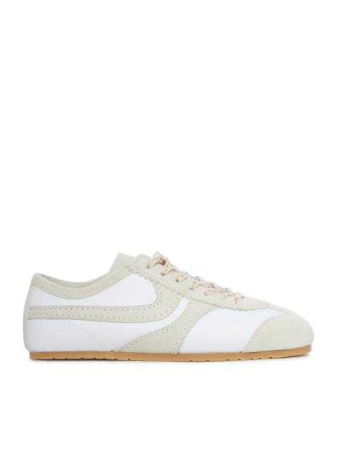 Dries Van Noten Dries Van Noten Women Two-Tone Leather And Suede Sneakers