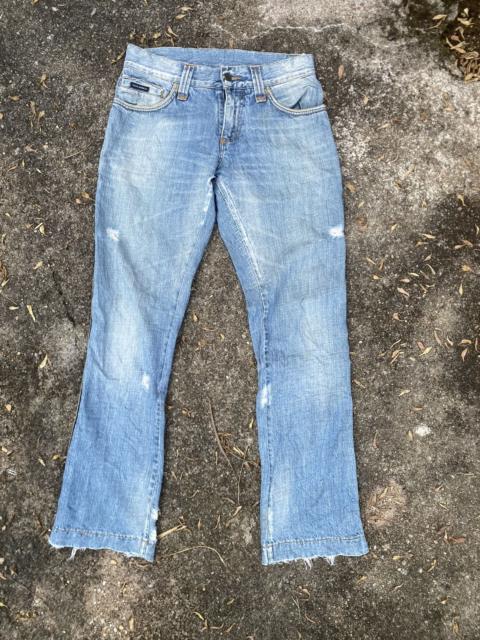 Dolce & Gabbana Dolce & Gabbana distressed light wash denim jeans
