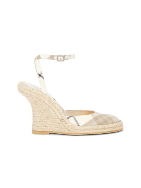 Burberry Mews Espadrille Wedge
