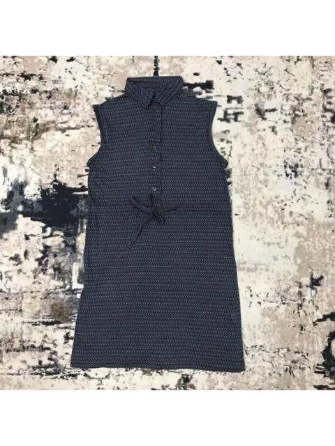 Other Designers A.P.C. × Designer × Japanese Brand - A.P.C. Perfect Fit Blueprint Button Up Sleeveless Shirtdress