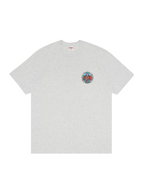 Supreme Supreme FDNY Engine 9 Tee 'Ash Grey'