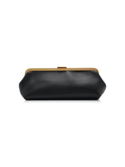 Proenza Schouler Armory Plonge Leather Clutch black