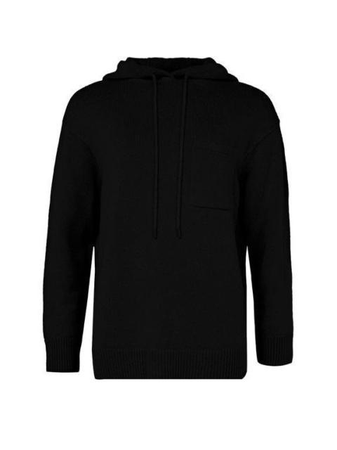 Max Mara MAX MARA Liana Black Wool Hoodie New & Authentic (Women's si