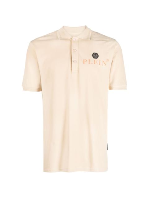 PHILIPP PLEIN Iconic piqué cotton polo shirt