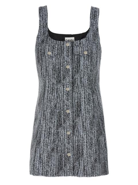 GANNI Tweed dress