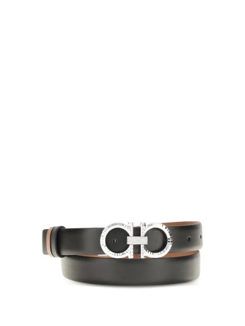 FERRAGAMO Ferragamo Reversible Gancini Belt Cognac