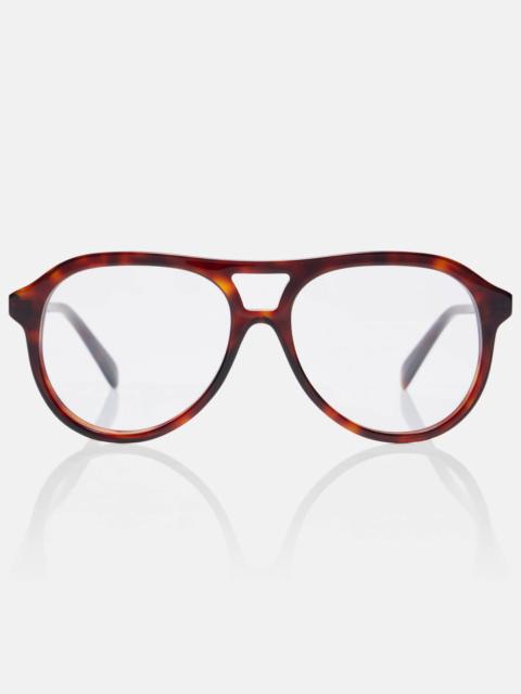 CELINE Thin aviator glasses