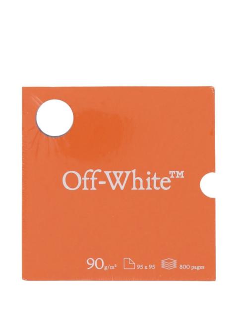 Off White Unisex Meteor Note Cube