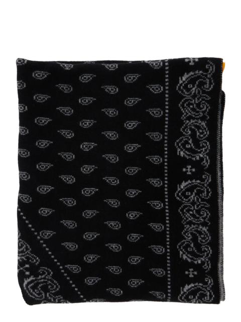 GUEST IN RESIDENCE Guest In Residence Women Scarf 'The Wild Rag' With Fringes In Black Tech Fabric For Women