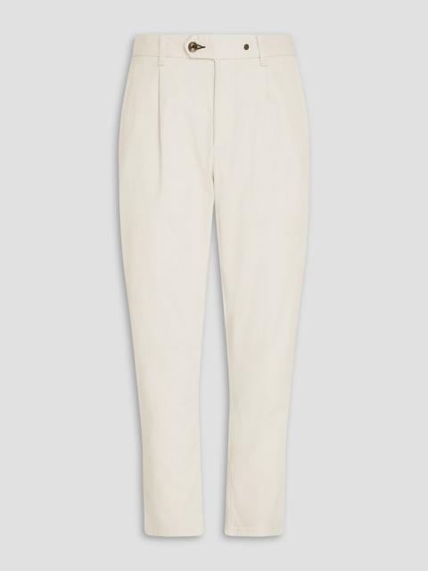 rag & bone Pleated cotton-blend twill chinos