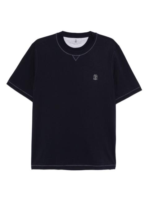 Brunello Cucinelli Brunello Cucinelli Men Logo Cotton T-Shirt