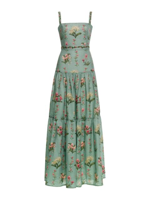 Agua by Agua Bendita Lima Orquidea Maxi Dress