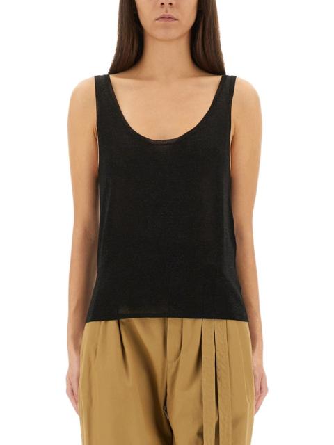 SAINT LAURENT Saint Laurent Women Lurex Knit Tank Top