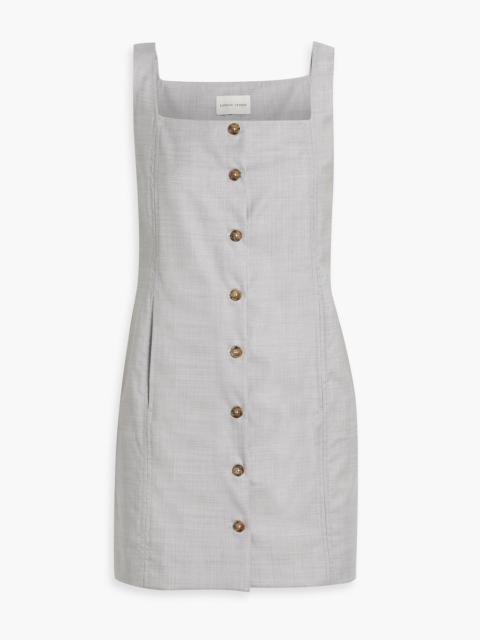 Loulou de Saison Idon wool-twill mini dress