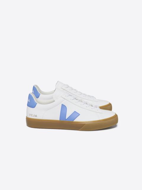 VEJA CAMPO LEATHER WHITE AQUA NATURAL
