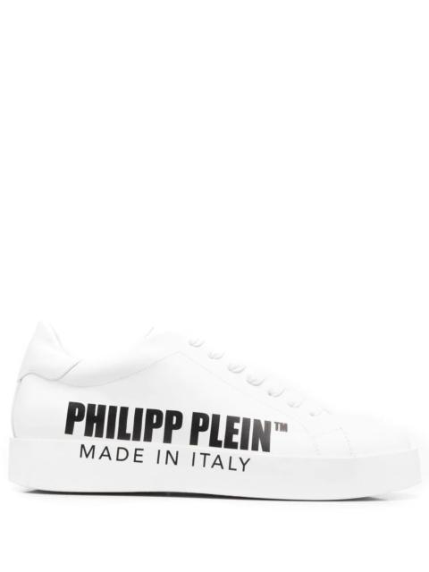 PHILIPP PLEIN logo-print low-top sneakers
