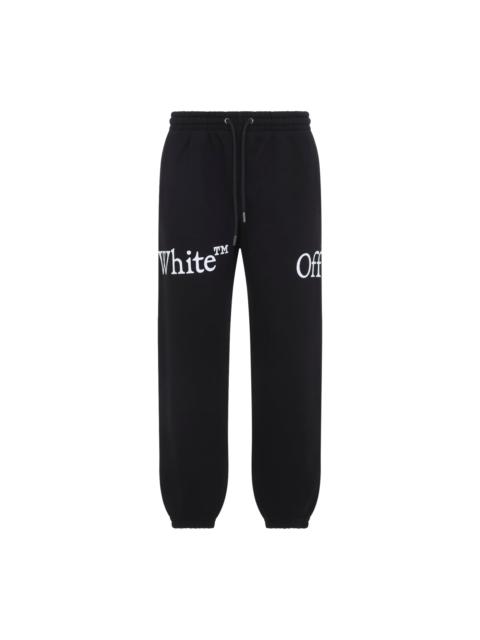 Off-White Off-White Bookish Scarf Cuffed Sweatpants Men