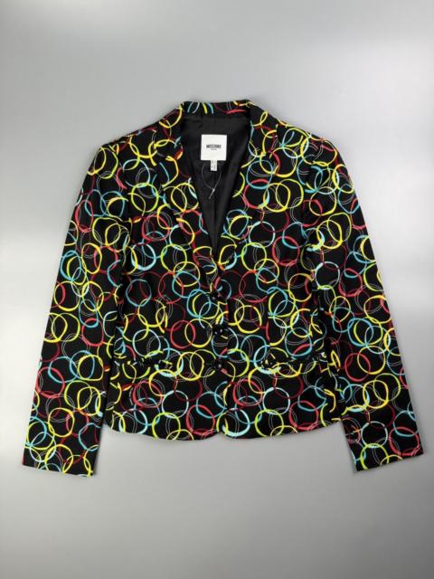 Moschino Moschino Jeans Donna - Circles Pattern Jacket