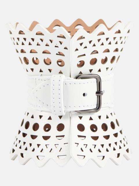 Alaïa Vienne leather bracelet