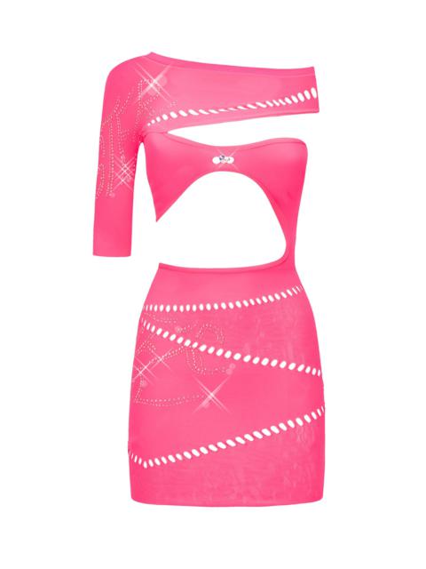 POSTER GIRL ROBIN DRESS SHOCKING PINK