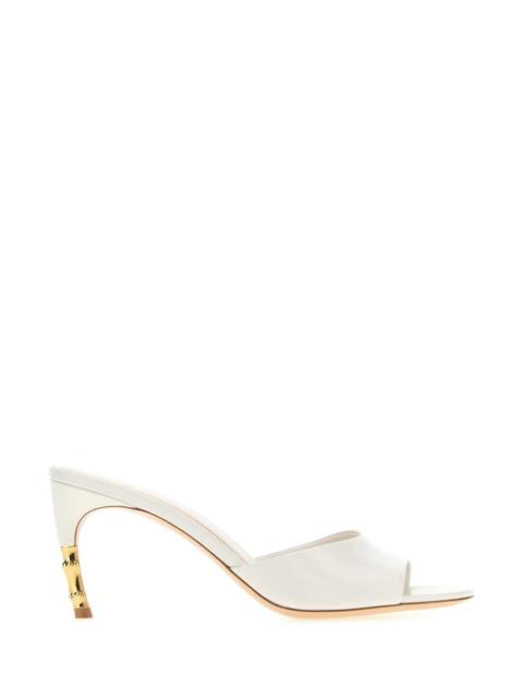 GUCCI Gucci Women White Leather Mules
