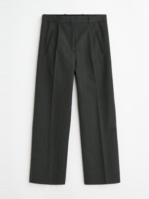 Our Legacy Universe Trouser Shark Pinstripe Herringbone Poly Viscose