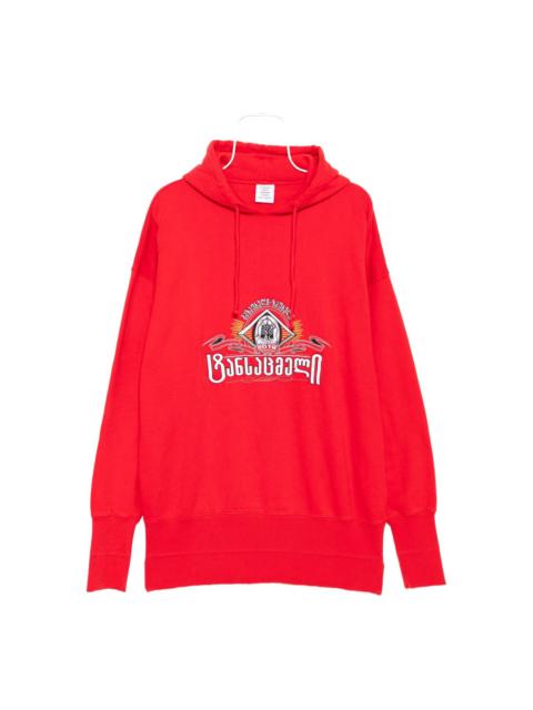 embroidered hoddie