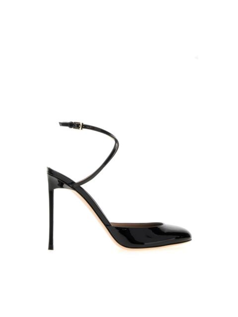 TOM FORD TOM FORD Black Leather 110mm Heel Sandals New & Authentic (W