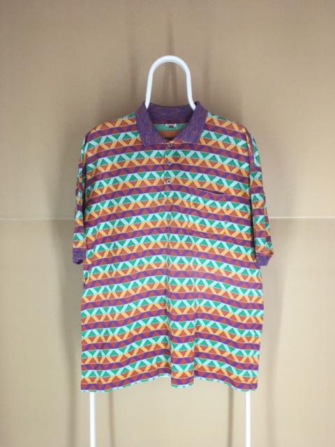 Other Designers Vintage - MODIGLIANI MULTICOLOR POCKET SHIRT ZIG ZAG STRIPED