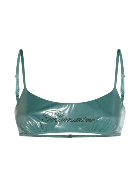 Blumarine Green Top Beachwear