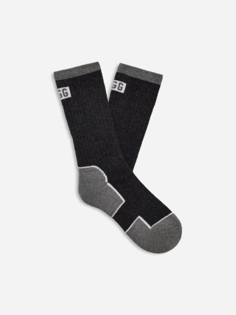 UGG ® Women's Luann Winter Boot Sock Wool Blend in Tar/Charcoal