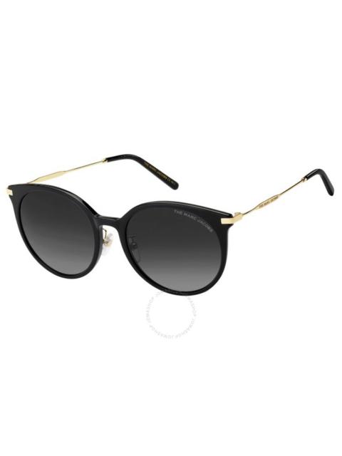Marc Jacobs Marc Jacobs Dark Grey Shaded Oval Ladies Sunglasses MARC 552/G/S 02M2/9O 54