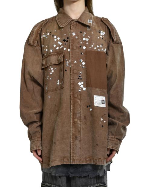 Maison MIHARAYASUHIRO EMBELLISHED MILITARY SHIRTS / BRW