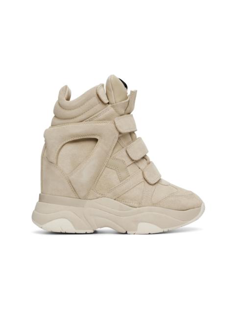 Isabel Marant Beige Balskee Sneakers