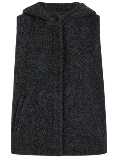 EILEEN FISHER Eileen Fisher Hooded Bouclé Vest