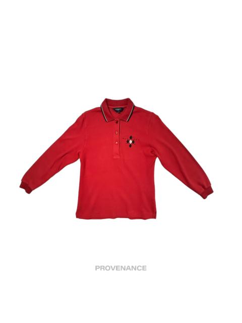 Burberry Golf - Burberry Golf Long Sleeve Polo Shirt - Red M